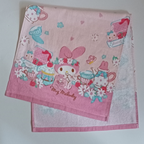 4 Sanrio characters small towels - Picture 2 of 9